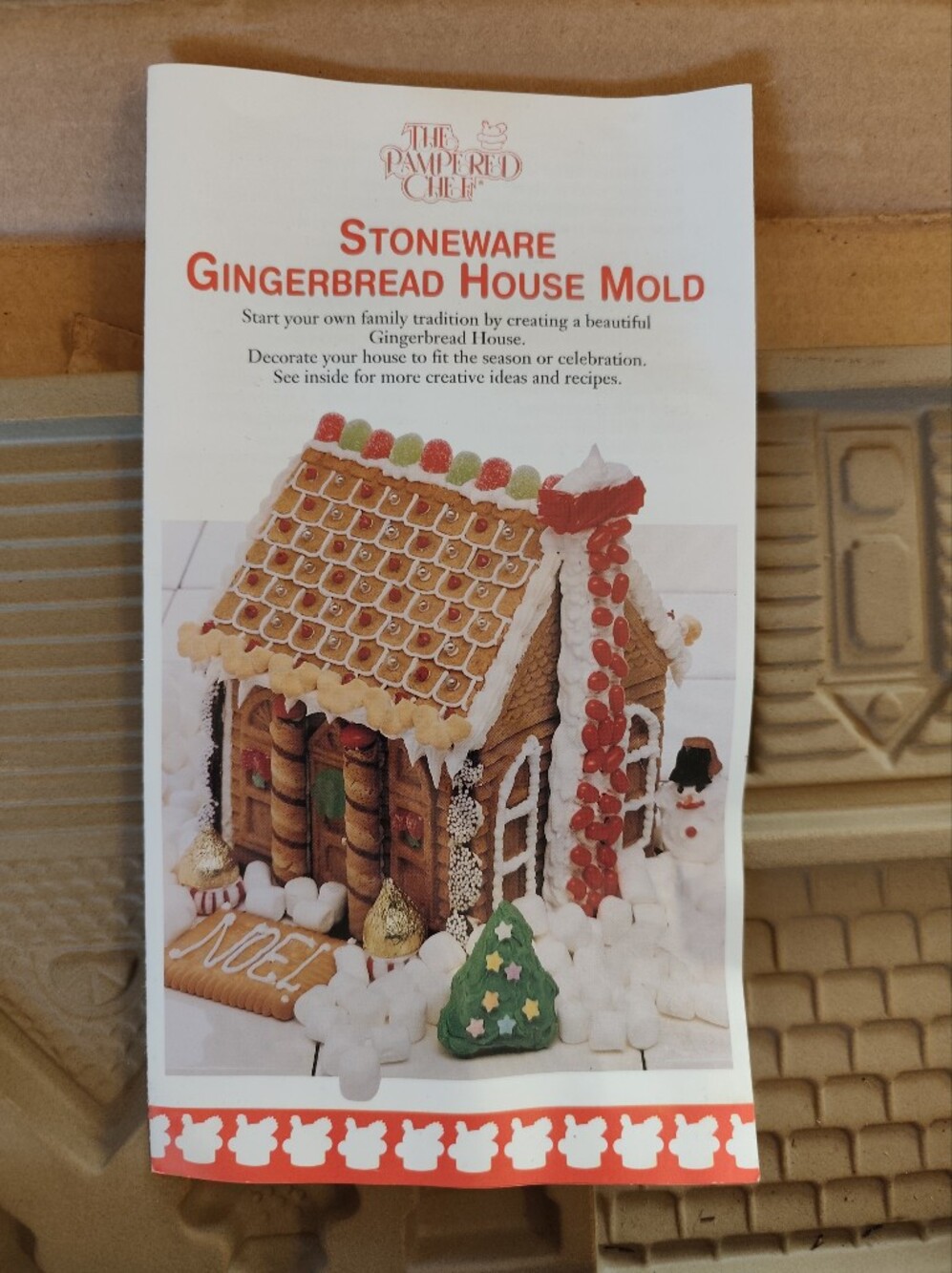Pampered Chef Gingerbread House Mold
